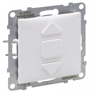 LEGRAND 721139 SUNO spínač ovládání žaluzií 6A - 250V, bílá
