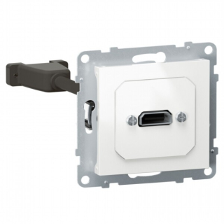 LEGRAND 721149 SUNO HDMI 2.0 předkonektorovaná zásuvka, vybavená kabelem o délce 15cm, bílá