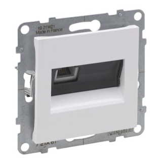 LEGRAND 721161 SUNO telefonní zásuvka RJ11, bílá