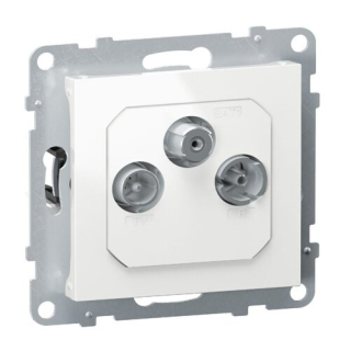 LEGRAND 721167 SUNO zásuvka TV-RD-SAT hvězda, bílá