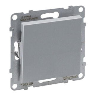 LEGRAND 721309 SUNO tlačítko s přepínacím kontaktem, hliník