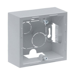 LEGRAND 721394 SUNO krabice pro povrchovou montáž jednoduchá, hliník