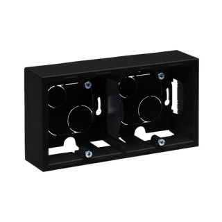 LEGRAND 721495 SUNO krabice pro povrchovou montáž dvojnásobná, černá