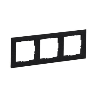 LEGRAND 721523 SUNO rámeček trojnásobný černá