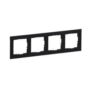 LEGRAND 721524 SUNO rámeček čtyřnásobný černá