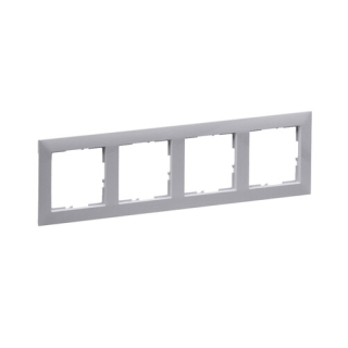 LEGRAND 721544 SUNO rámeček čtyřnásobný šedá