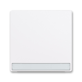 ABB 3559T-A00610 500 ZONI Kryt spínače jednoduchý, s popisovým polem bílá