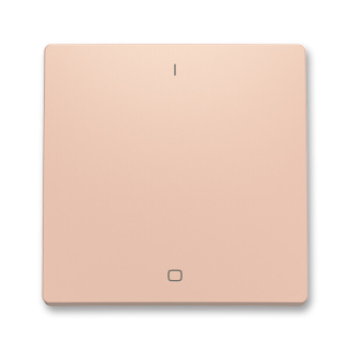 ABB 3559T-A00655 242 ZONI Kryt spínače jednoduchý s potiskem, pro řazení 2 pudrová