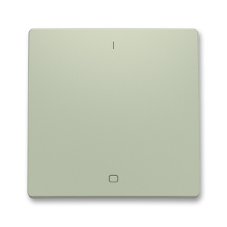 ABB 3559T-A00655 243 ZONI Kryt spínače jednoduchý s potiskem, pro řazení 2 olivová