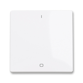 ABB 3559T-A00655 500 ZONI Kryt spínače jednoduchý s potiskem, pro řazení 2 bílá