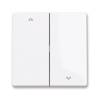 ABB 3559T-A00662 500 ZONI Kryt spínače žaluziového dělený, s potiskem bílá