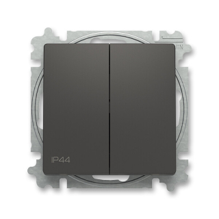 ABB 3559T-A05940 237 ZONI Přepínač sériový, s krytem, řazení 5, IP44 matná černá