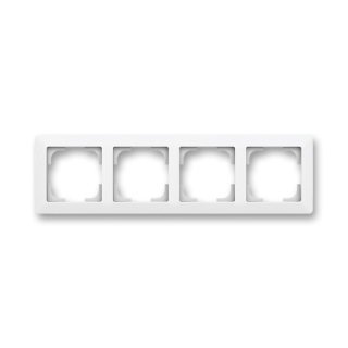 ABB 3901T-A00040 240 ZONI Rámeček čtyřnásobný, pro vodorovnou i svislou montáž matná bílá