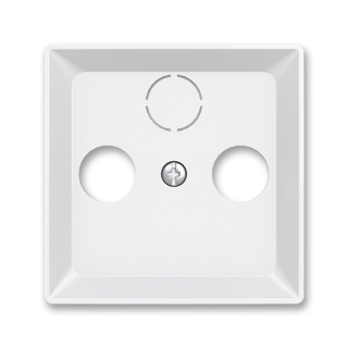 ABB 5011T-A00300 500 ZONI Kryt zásuvky televizní, rozhlasové (a satelitní) bílá