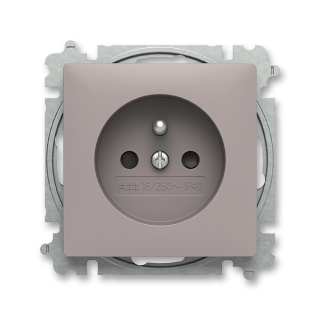 ABB 6619T-A06657 244 ZONI Zásuvka jednonásobná, s cl. greige