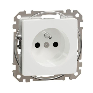 SCHNEIDER SDD111011 SEDNA Zásuvka 230V 16A clonky šroubová, bílá