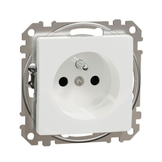 SCHNEIDER SDD111012 SEDNA Zásuvka 230V 16A clonky bezšroubová, bílá