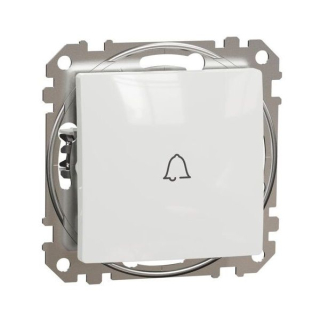 SCHNEIDER SDD111131 SEDNA Tlačítko 1/0 "zvonek", bílá