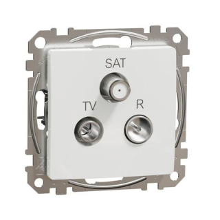 SCHNEIDER SDD111481 SEDNA TV-R-SAT zásuvka koncová 4dB, bílá