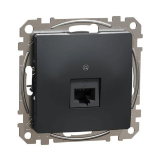 SCHNEIDER SDD114451 SEDNA Datová zásuvka 1xRJ45 kat. 5e UTP, antracit
