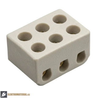 SEZ 6112-06 Spojka svítidlová keramická 3x4mm