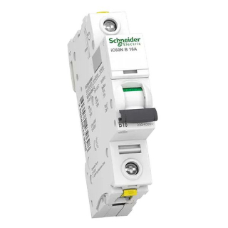 SCHNEIDER A9F03116 Acti9 Jistič iC60N 1P 16A B 6kA