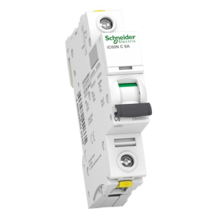 SCHNEIDER A9F04106 Acti9 Jistič iC60N 1P 6A C 6kA