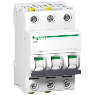 SCHNEIDER A9F06340 Acti9 Jistič iC60H 3P 40A B 10kA
