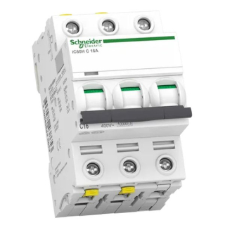 SCHNEIDER A9F07316 Acti9 Jistič iC60H 3P 16A C 10kA