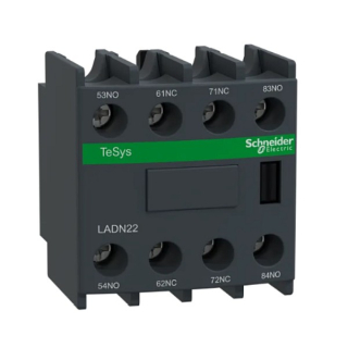 SCHNEIDER LADN22 Blok pomocných kontaktů, montáž čelně, 2"Z" +2"V"