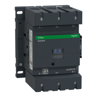 SCHNEIDER LC1D115P7 Stykač 115A 1"Z" +1"V" 230VAC,cívka s odruš.modulem