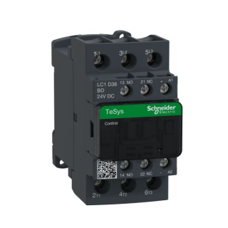 SCHNEIDER LC1D38BD Stykač 38A 1"Z" +1"V" 24VDC, s odruš.modulem