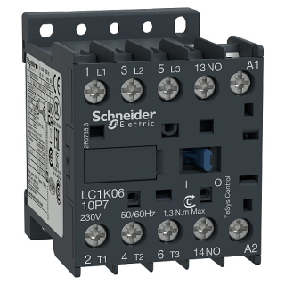 SCHNEIDER LC1K0610P7 MiniStykač 6A 1Z 230VAC