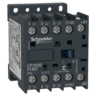 SCHNEIDER LP1K0601BD MiniStykač 6A 1"V" 24VDC
