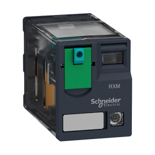 SCHNEIDER RXM4AB2BD Miniaturní relé 4P, 6 A, 24 V DC s LED