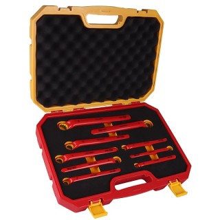 Tracon CSSET9 9 dílná sada Očkové klíče s izolací do 1000 V