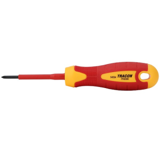Tracon SD60100PH2 Šroubovák křížový s izolací na 1000 V, CrV, PH2 6×100mm