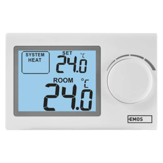 EMOS P5604 Termostat drátový, LCD displej, manuální ovládání