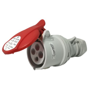 Průmyslová zásuvka spojovací ISN 3243 400V, IP44, 32A, 4-pól