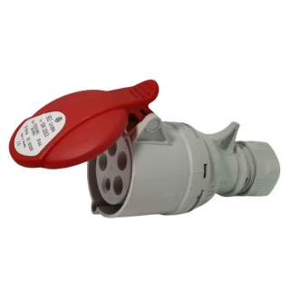 Průmyslová zásuvka spojovací ISN 3253 400V, IP44, 32A, 5-pól