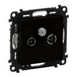 Valena Life zásuvka TV-RD-S hvězda černá Legrand 756352