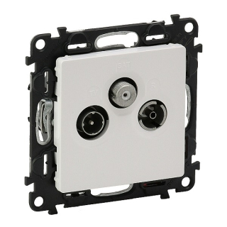 Valena Life zásuvka TV-RD-S koncová bílá Legrand 753164