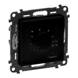 Valena Life otočný termostat pro podlahové vytápění černá Legrand 756334