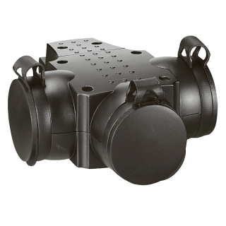 LEGRAND 050578 trojzásuvka guma bez kabelu 3x 2p+T IP44