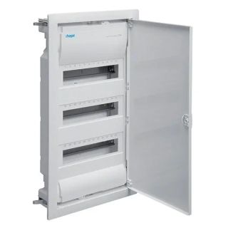 HAGER VH36NE Rozvodnice do dutých příček volta, 3-řadá, 36 + 6 mod.