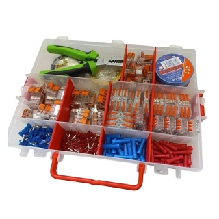 Sada pro elektrikáře pro práci s kabely 3x1,5 a 3x2,5 mm2