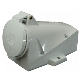 Průmyslová nástěnná zásuvka IZ 6343 400V, IP44, 63A, 4-pól