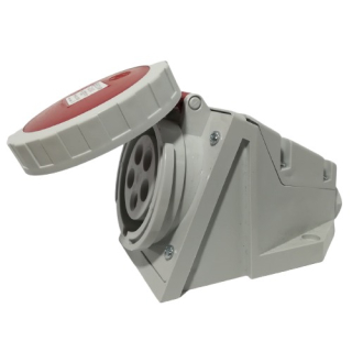 Průmyslová nástěnná zásuvka IZG 1653 400V, IP67, 16A, 5-pól