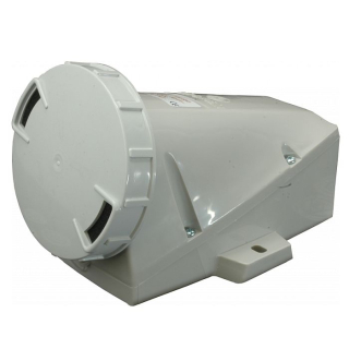 Průmyslová nástěnná zásuvka IZG 6343 400V, IP67, 63A, 4-pól