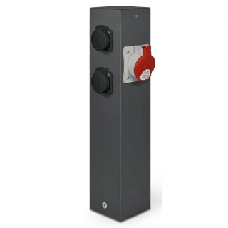 Zásuvkový sloupek SEZ RS-16-2-1653 Energo sloupek 2x230V + 1x1653-400V